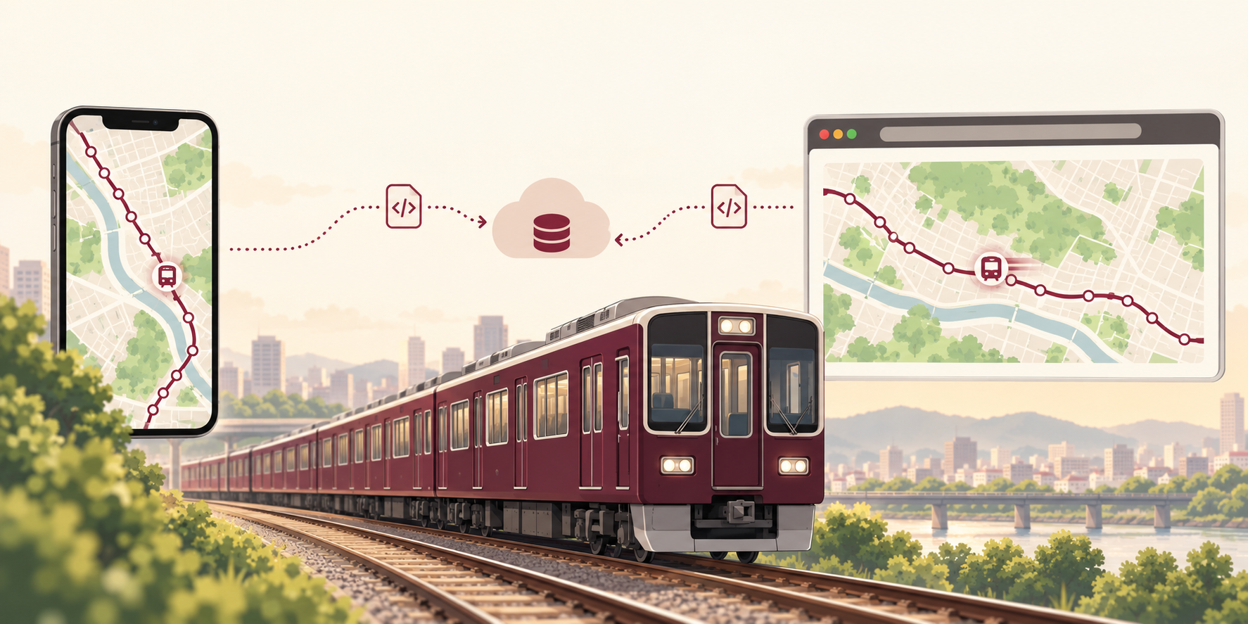 阪急の列車位置をWebで見るまで：APK解析からAPI特定、PHP公開まで