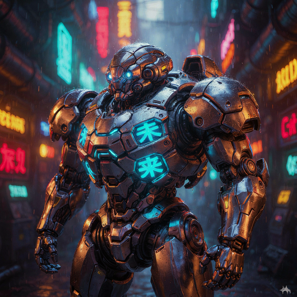 Candidate_C_All_FP8 サイバーパンクロボット (未来)