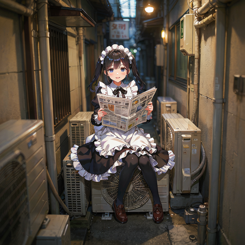 Candidate_C_All_FP8 メイドと路地裏 (夕刊)