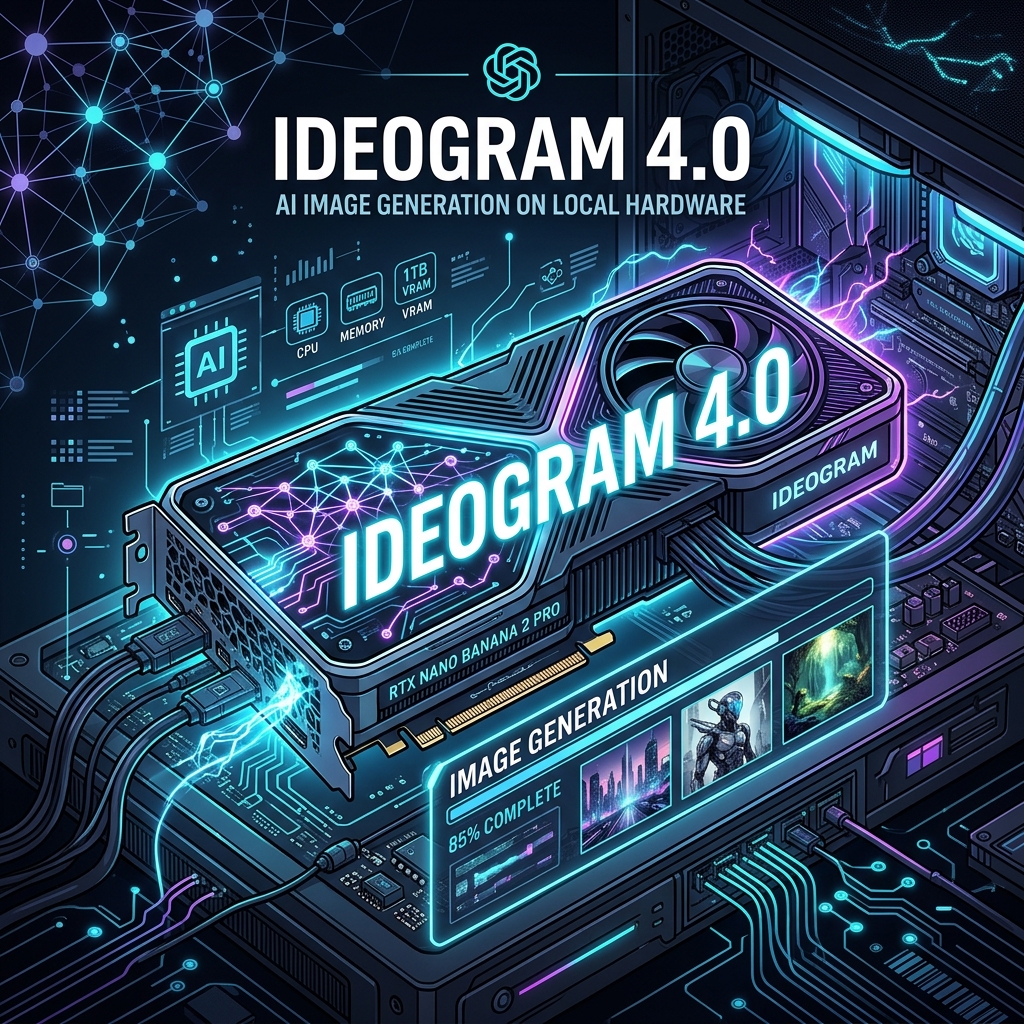 12GB VRAMで挑む高度なローカル画像生成：Ideogram 4.0の各種量子化とAIMDOによる効率的なVRAM制御ベンチマーク