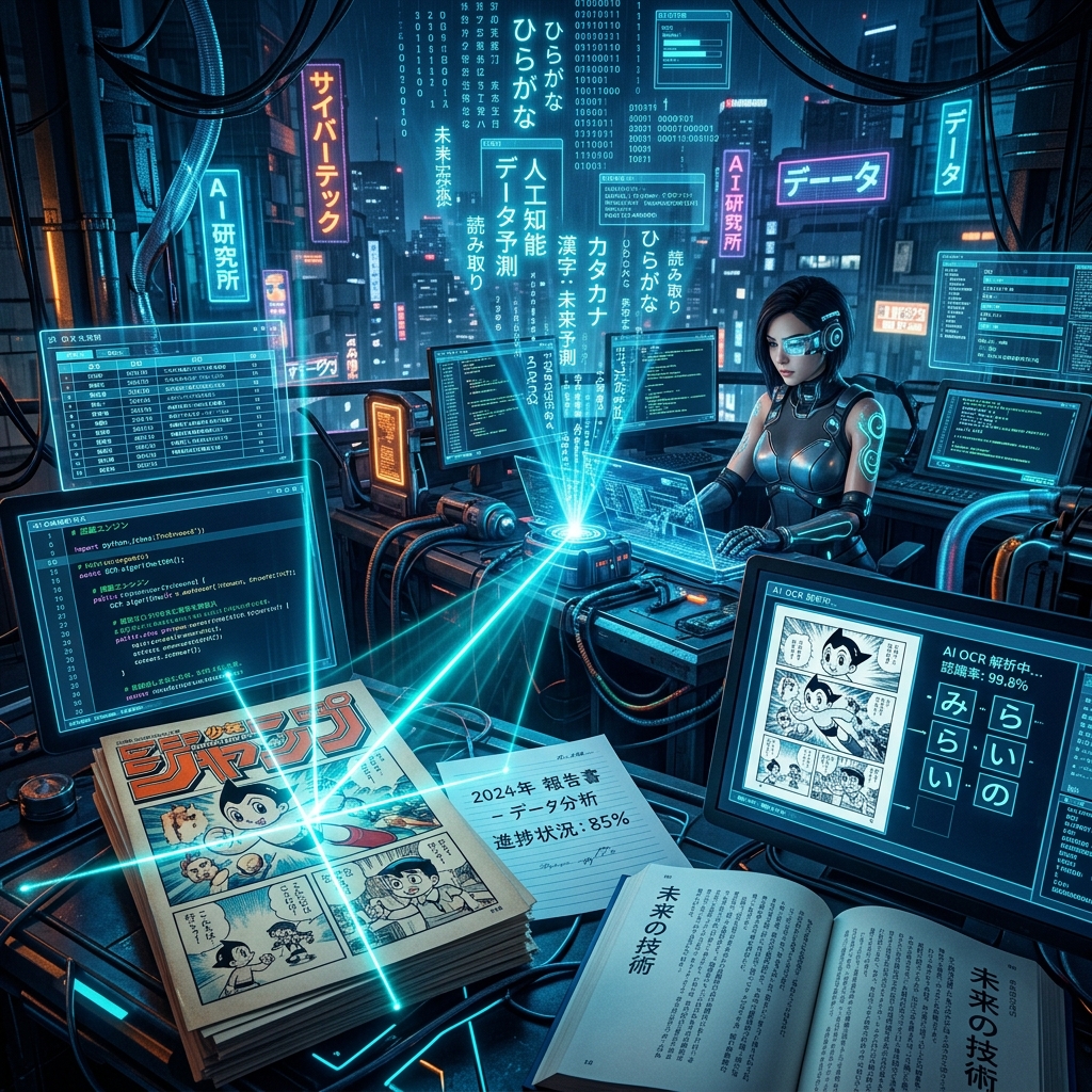 【2026年最新】ローカルOCR総合ベンチマーク：Unlimited-OCR・EasyOCR・PaddleOCR・manga-ocrの詳細比較と導入時の注意点