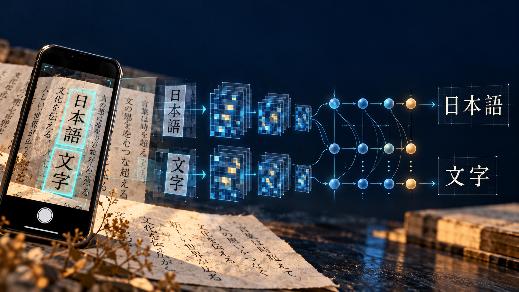 Galaxyの日本語OCRを分解する：ニューラルネットワーク解析と5種類のOCR実測比較